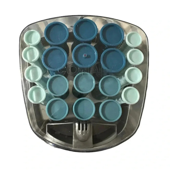 Conair Compact Multi-Size Hot Rollers, Blue, nwt - Picture 2 of 2